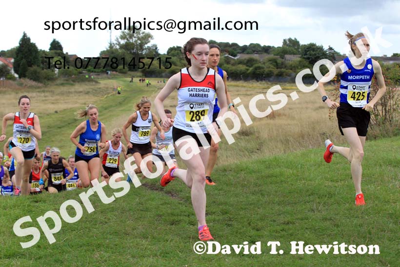 Senior women, 2022 Start Fitness NEHL, Wrekenton. Photo: David T. Hewitson/Sports for All Pics